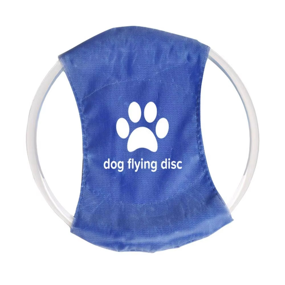 Pet Supplies Dog Toys Glow in the Dark Flying Discs Trainning Interactive Game Throwing Catching Ring for Small Medium Large Dog